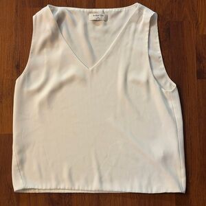 Babaton Cream Sleeveless Blouse